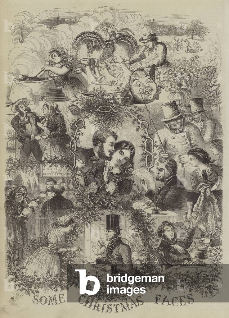 Some Christmas Faces (engraving)