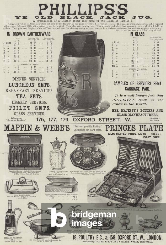 Page of Advertisements (engraving)