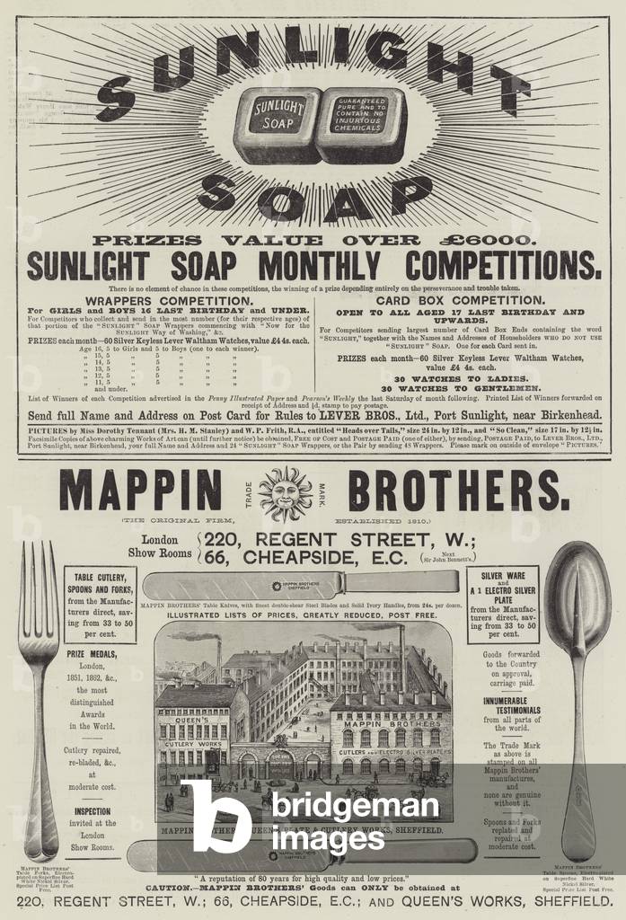 Page of Advertisements (engraving)