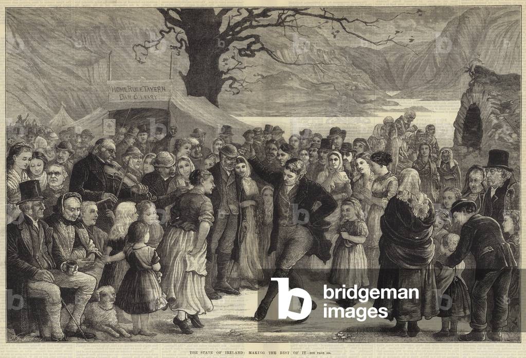 The State of Ireland, Making the Best of It (engraving)