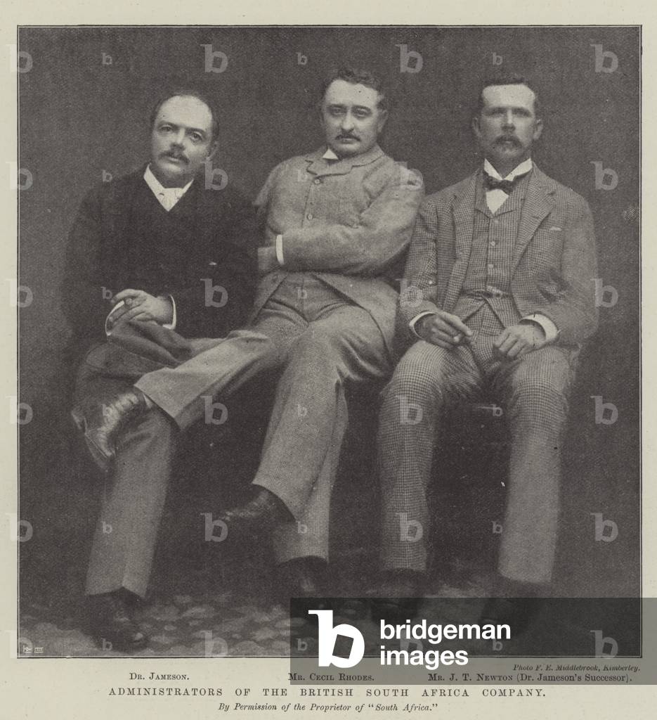 Administrators of the British South Africa Company (b/w photo)