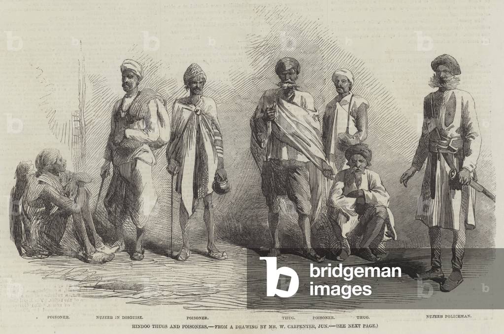 Hindoo Thugs and Poisoners (engraving)
