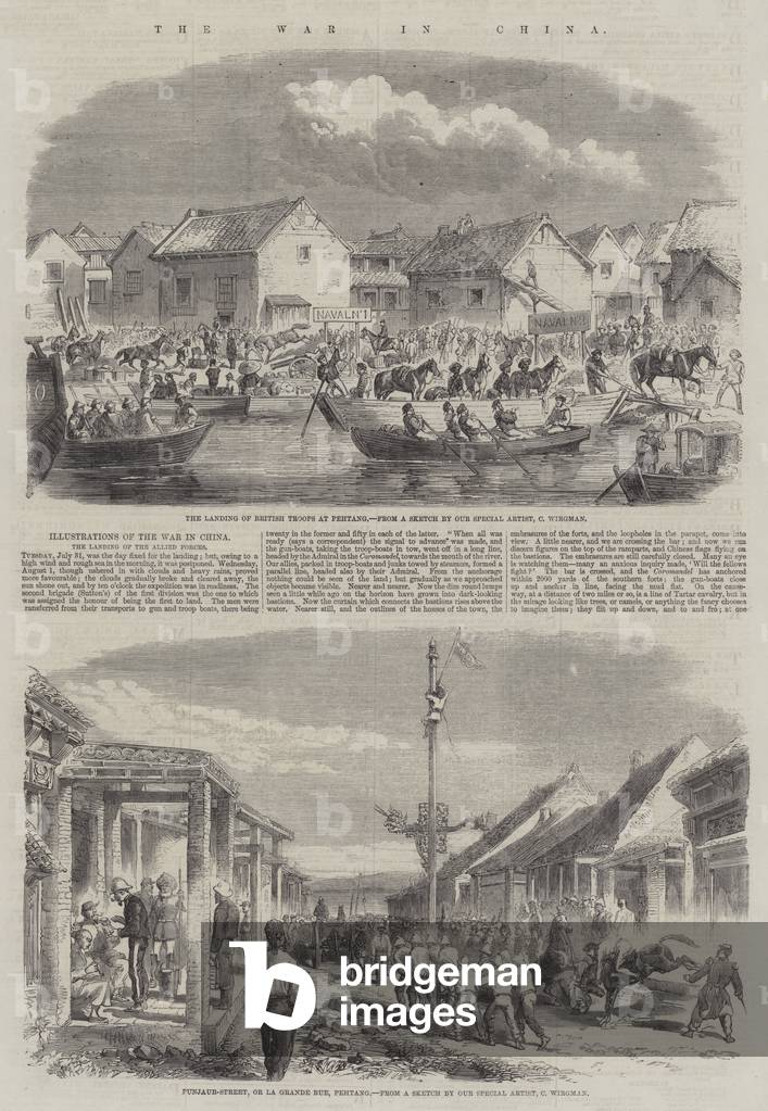 The War in China (engraving)