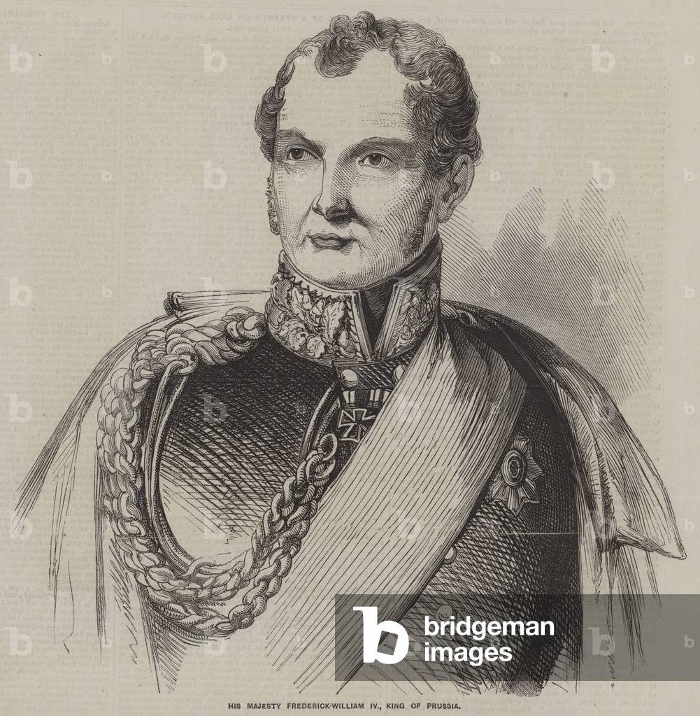 His Majesty Frederick-William IV, King of Prussia (engraving)