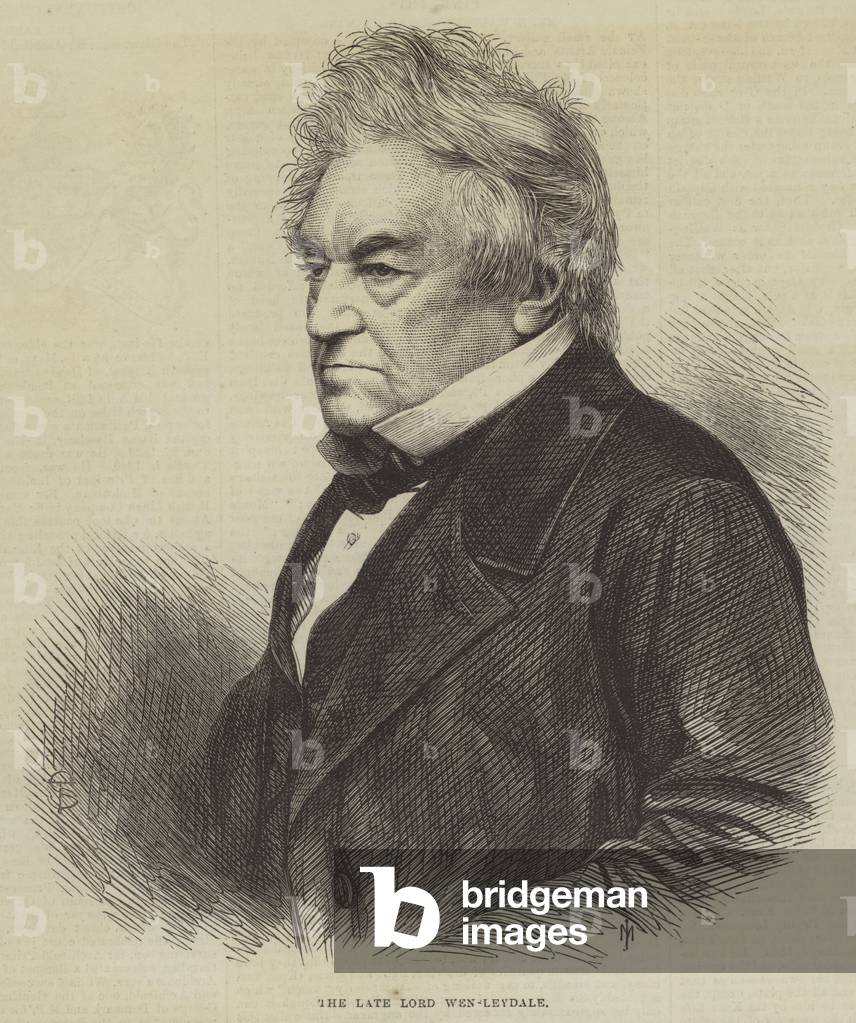 The late Lord Wen-Leydale (engraving)