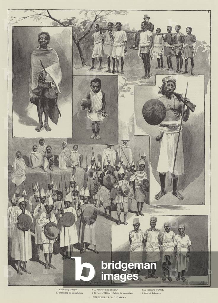 Sketches in Madagascar (litho)