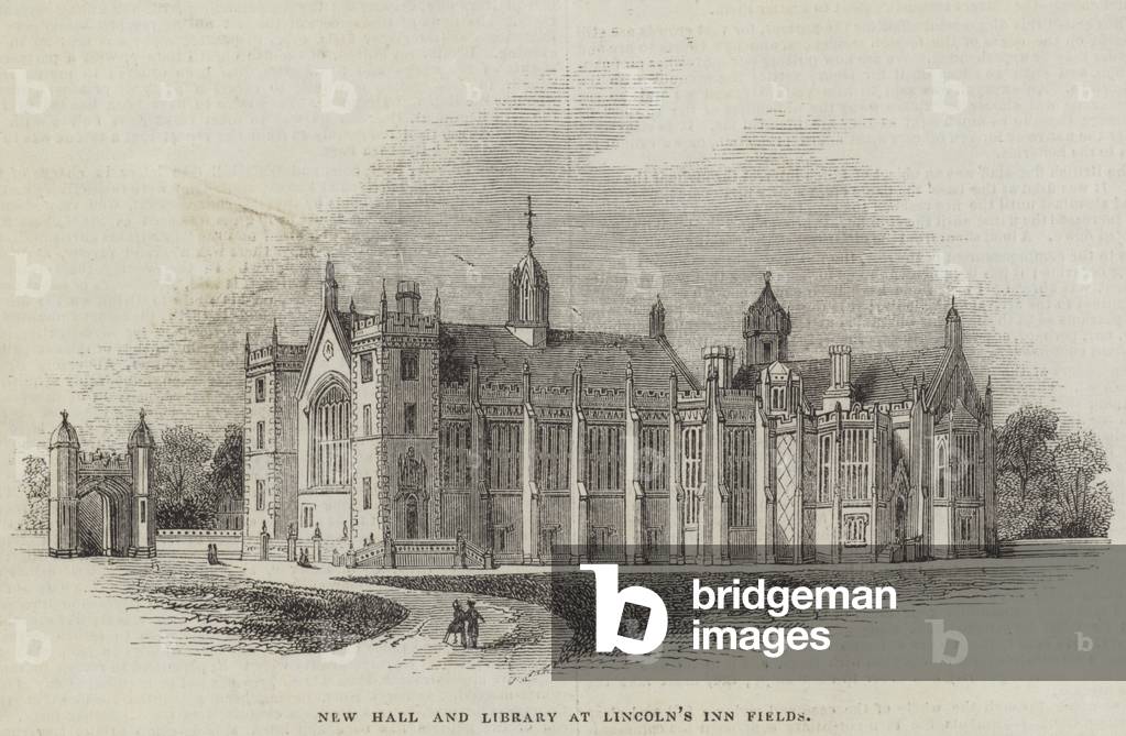 New Hall and Library at Lincoln's Inn Fields (engraving)