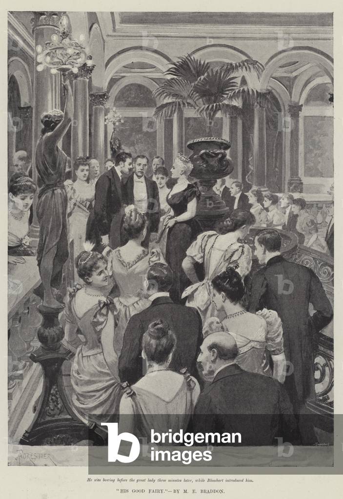 His Good Fairy, by Mary Elizabeth Braddon (litho)