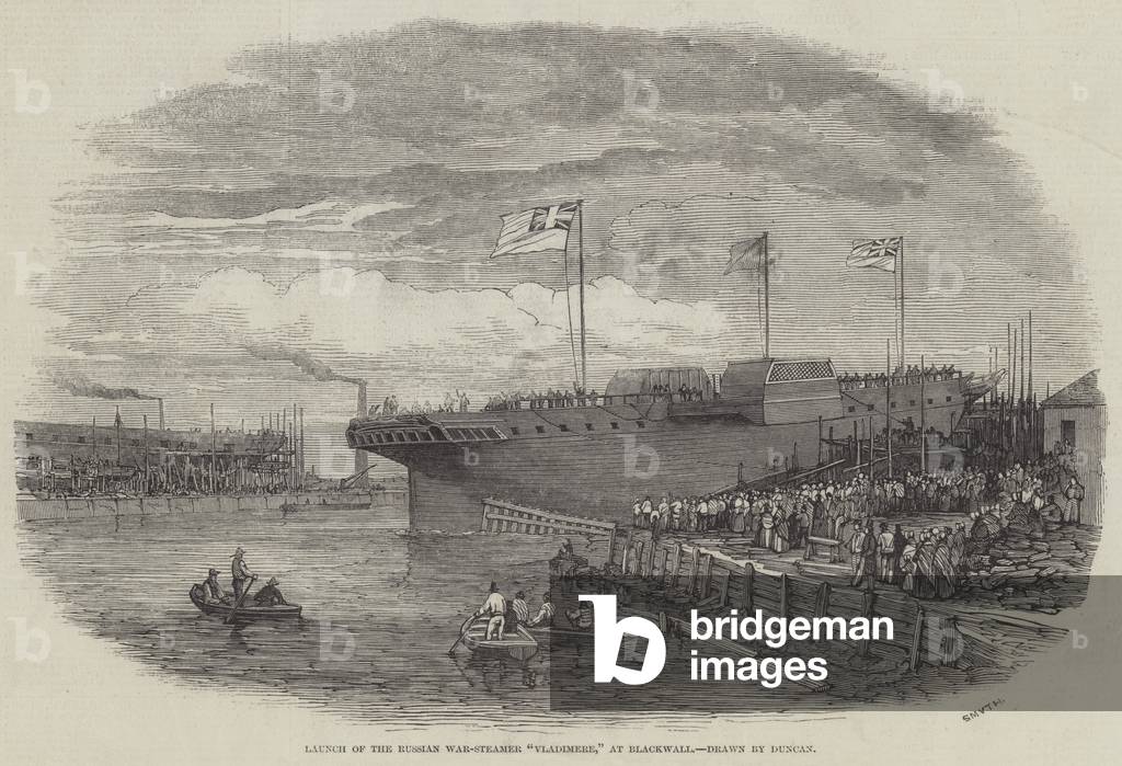 Launch of the Russian War-Steamer 