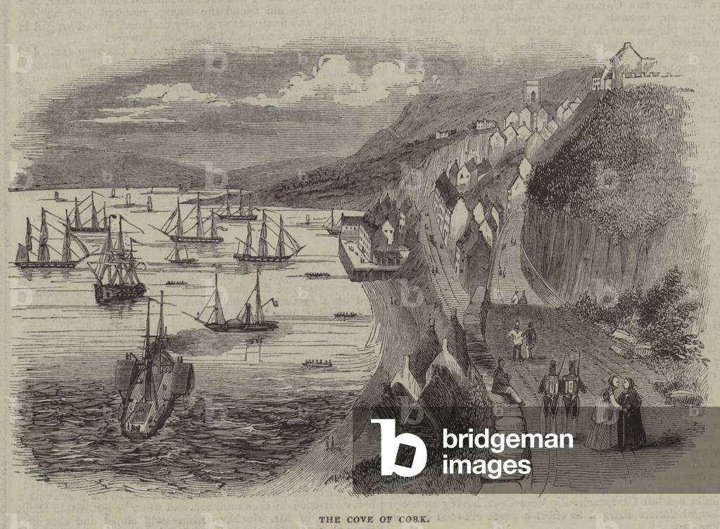 The Cove of Cork, Ireland (engraving)