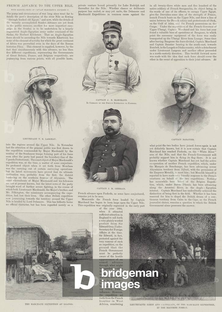 French Advance to the Upper Nile (engraving)