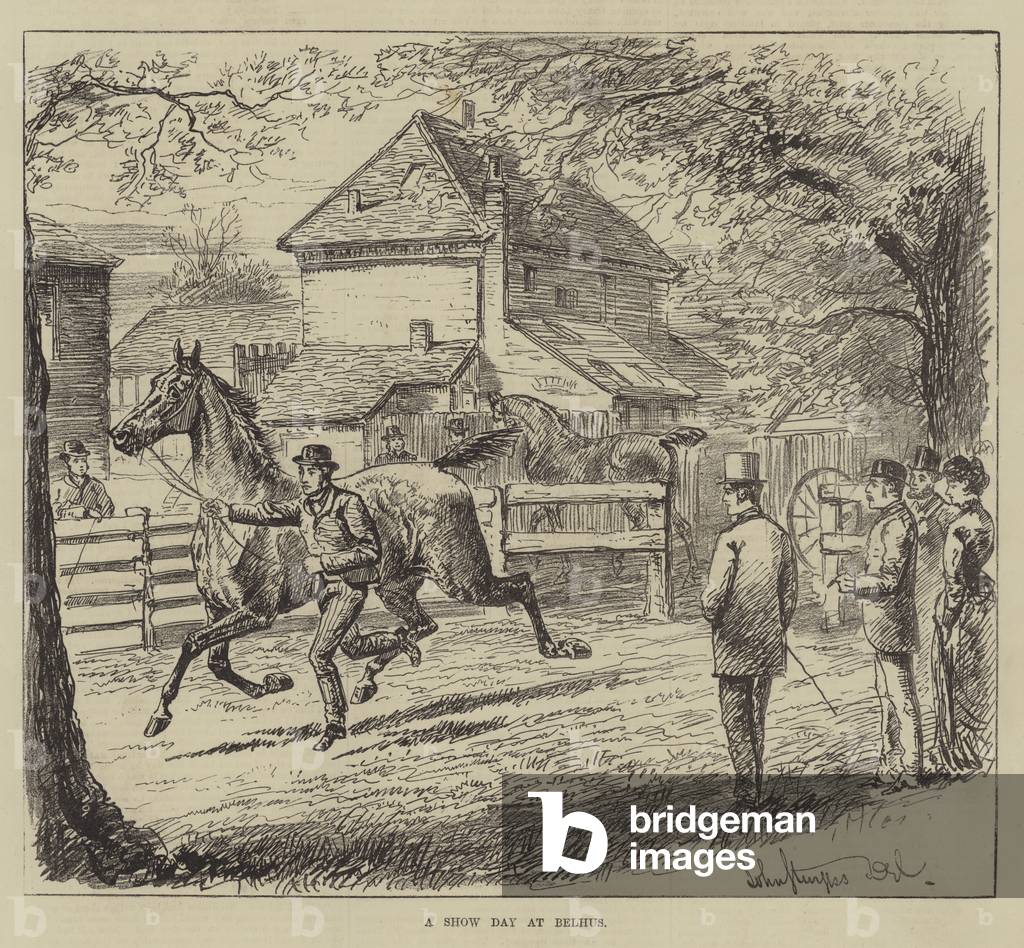 A Show Day at Belhus (engraving)