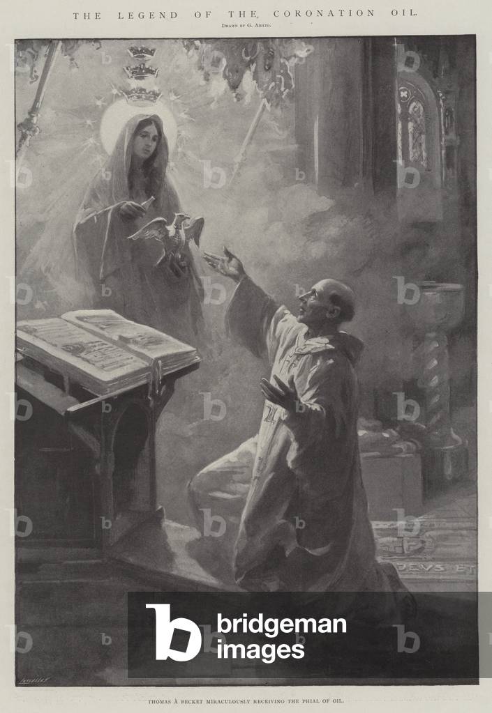 The Legend of the Coronation Oil (litho)