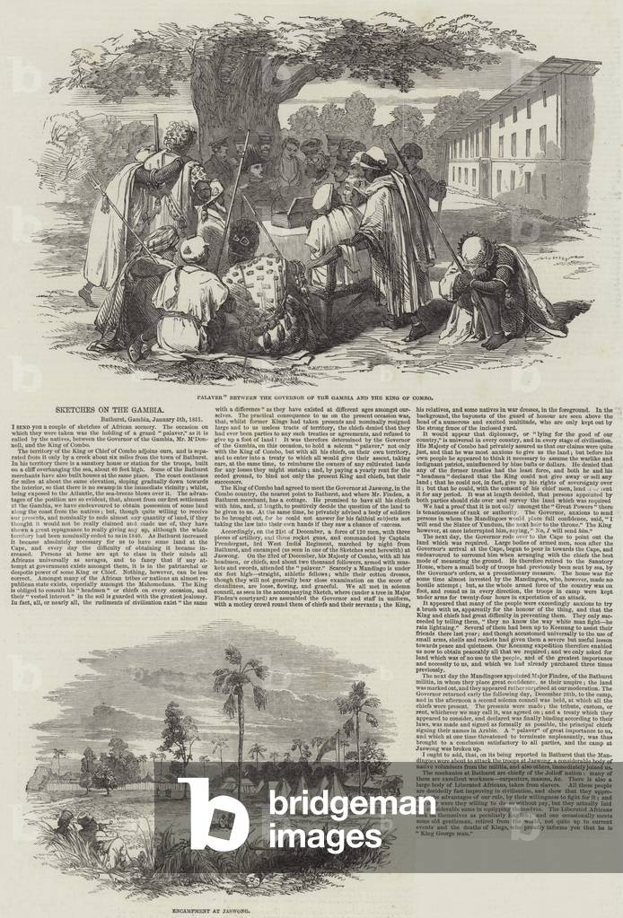 Sketches on the Gambia (engraving)