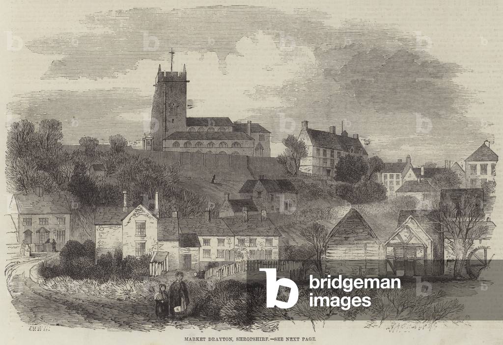 Market Drayton, Shropshire (engraving)