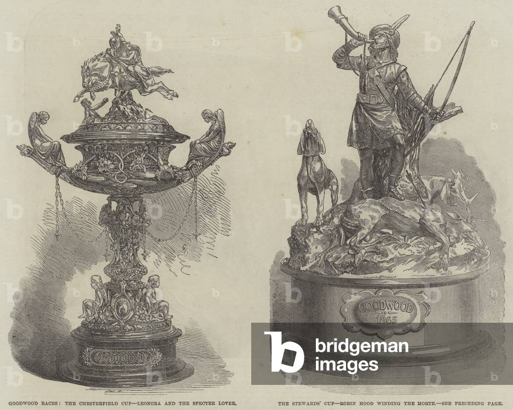 The Goodwood Race Cups (engraving)