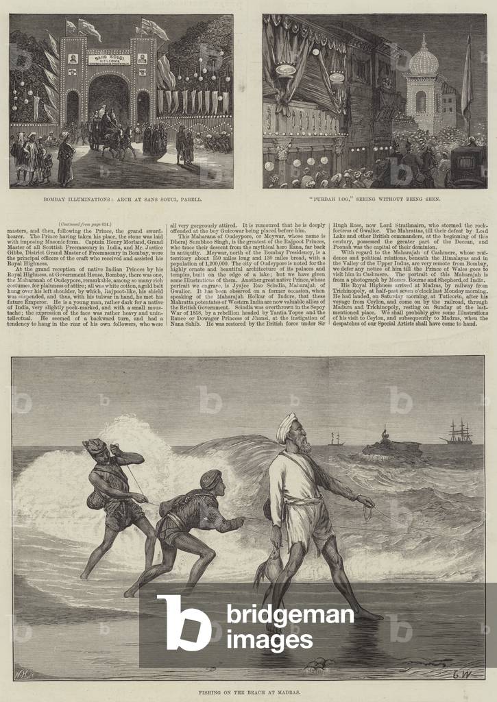 Royal Visit to India (engraving)