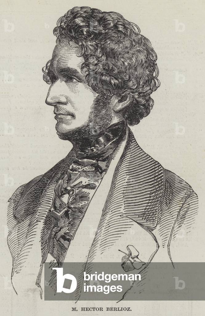 M Hector Berlioz (engraving)