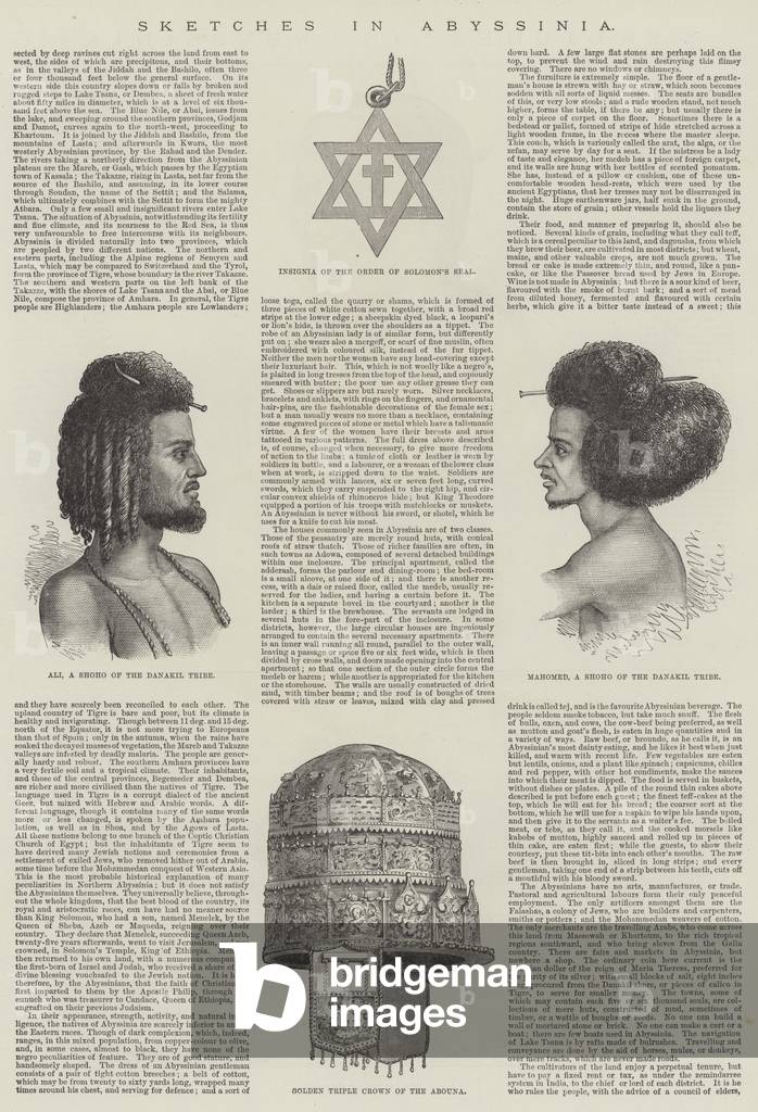 Sketches in Abyssinia (engraving)