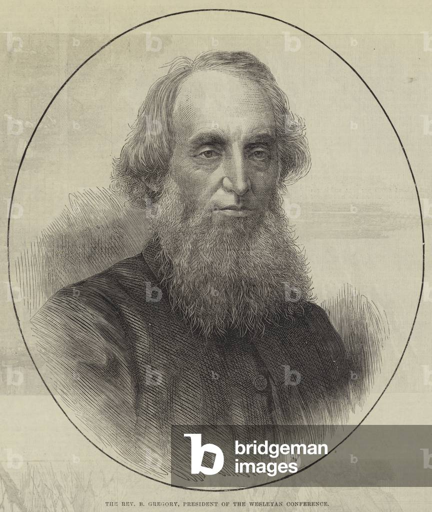 The Reverend B Gregory, President of the Wesleyan Conference (engraving)