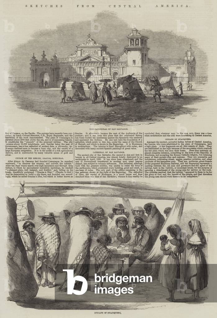Sketches from Central America (engraving)