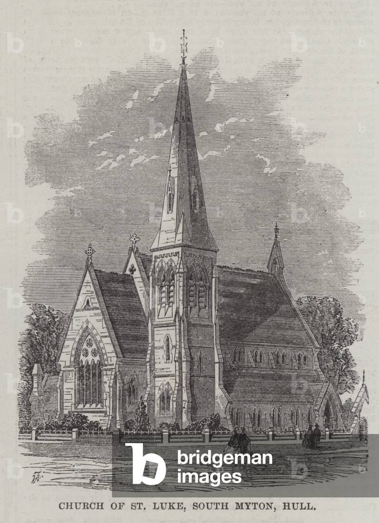 Church of St Luke, South Myton, Hull (engraving)