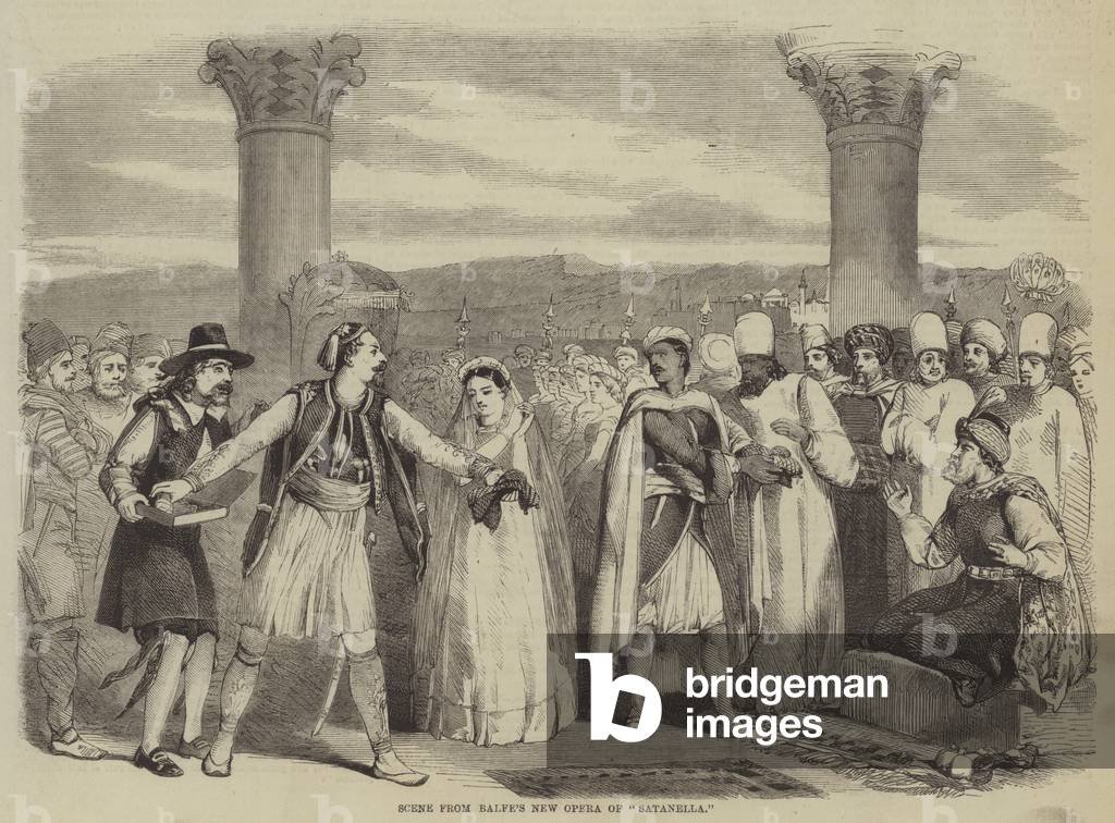 Scene from Balfe's New Opera of 