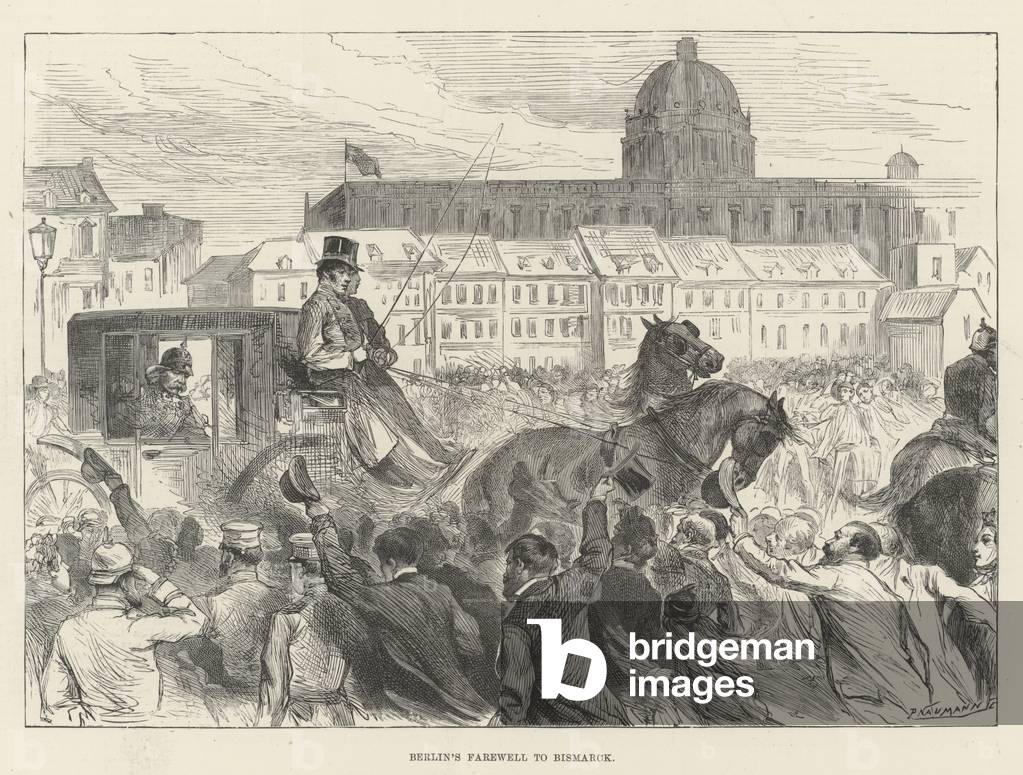 Berlin's Farewell to Bismarck (engraving)