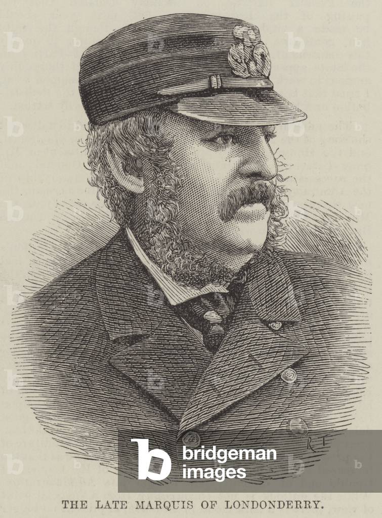 The late Marquis of Londonderry (engraving)