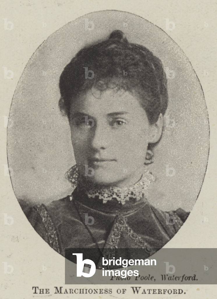 The Marchioness of Waterford (b/w photo)