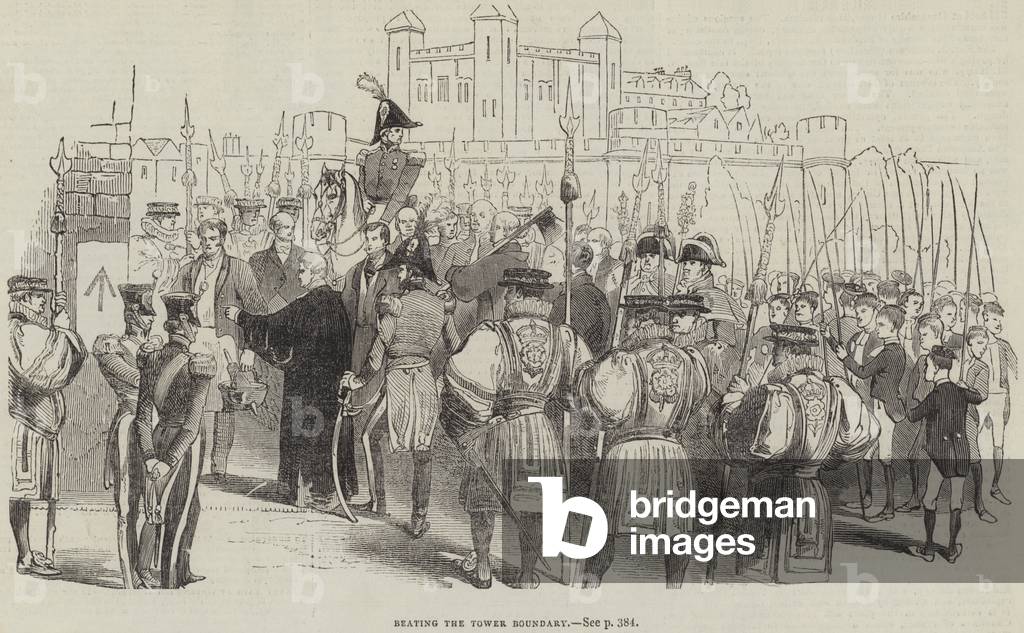 Beating the Tower Boundary (engraving)