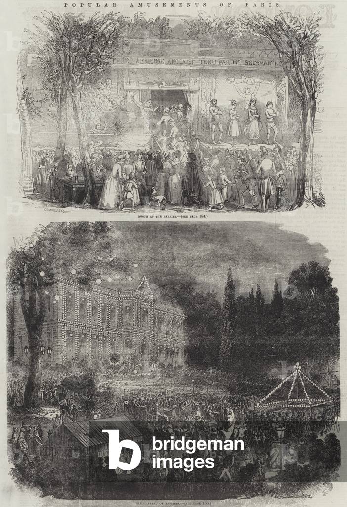 Popular Amusements of Paris (engraving)