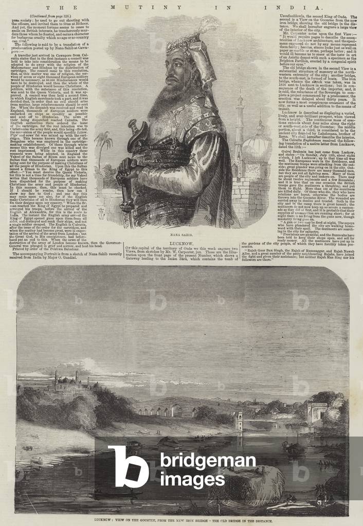 The Mutiny in India (engraving)