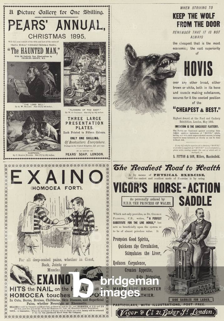 Page of Advertisements (engraving)