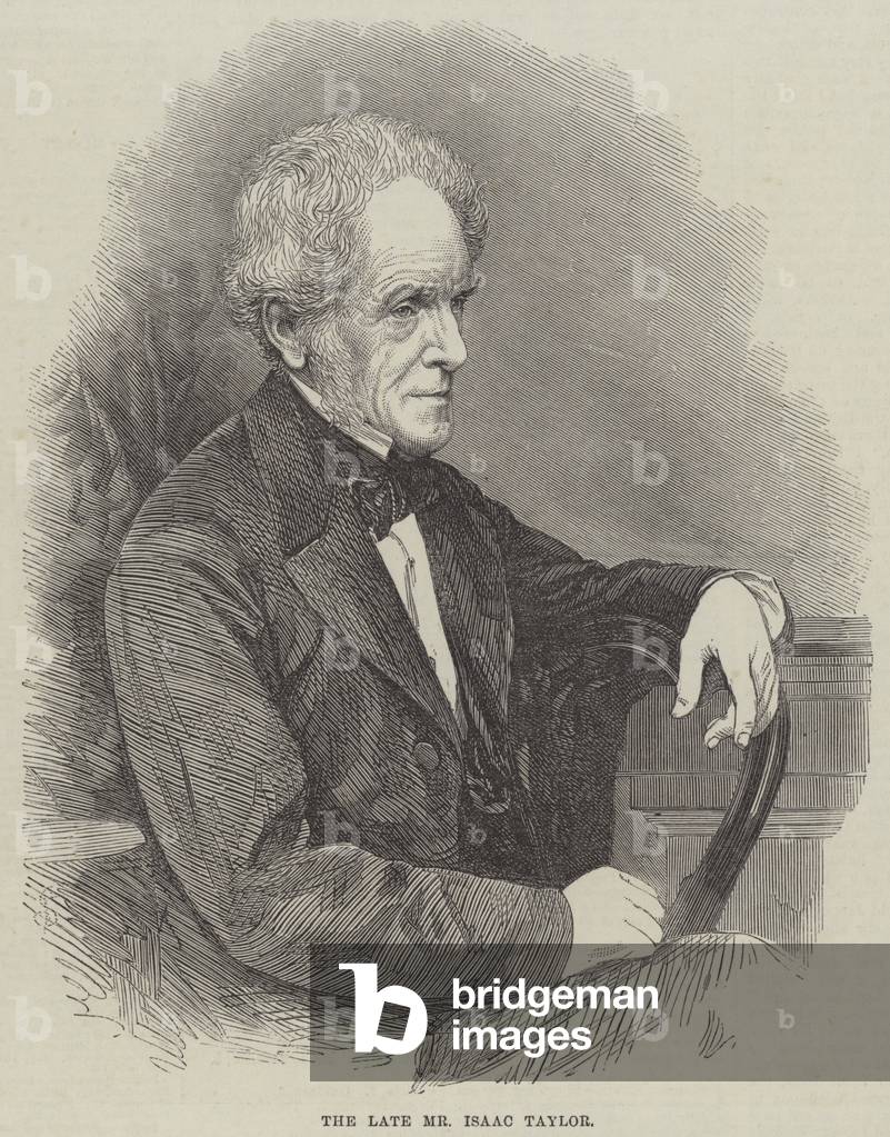 The late Mr Isaac Taylor (engraving)