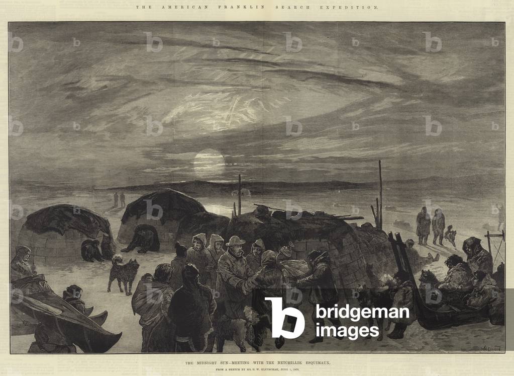 The American Franklin Search Expedition (engraving)