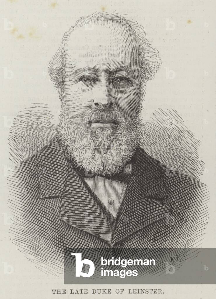 The late Duke of Leinster (engraving)