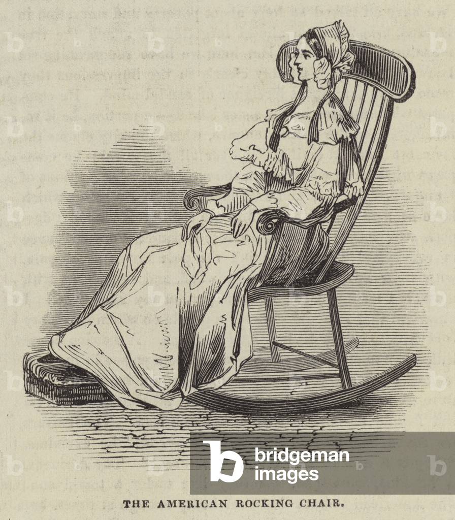 The American Rocking Chair (engraving)