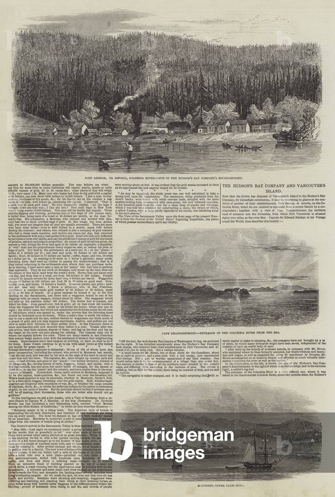 The Hudson's Bay Company and Vancouver Island (engraving)