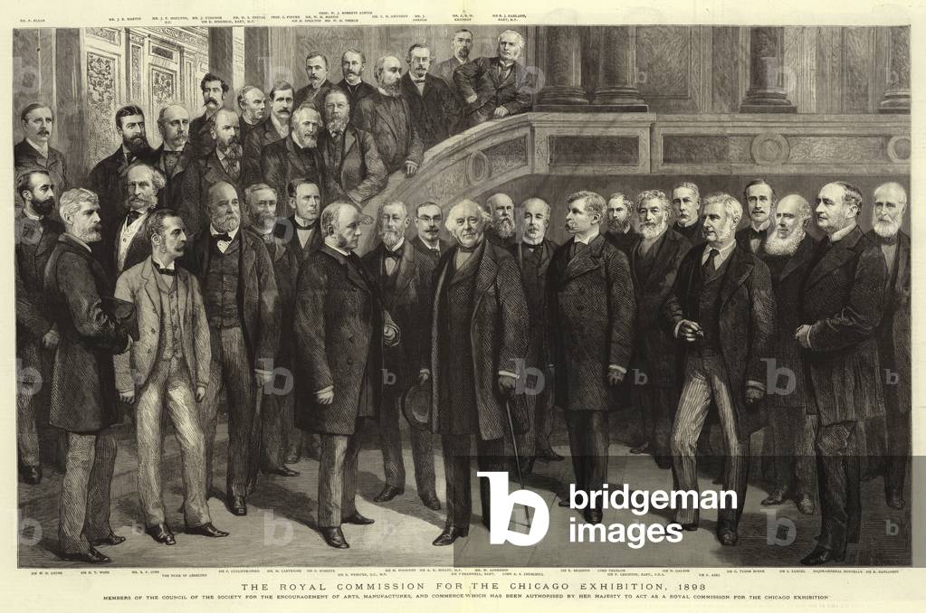 The Royal Commission for the Chicago Exhibition, 1893 (engraving)