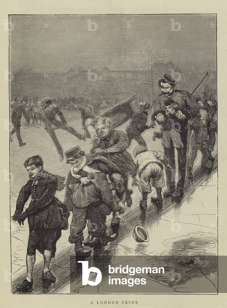 A London Slide (engraving)