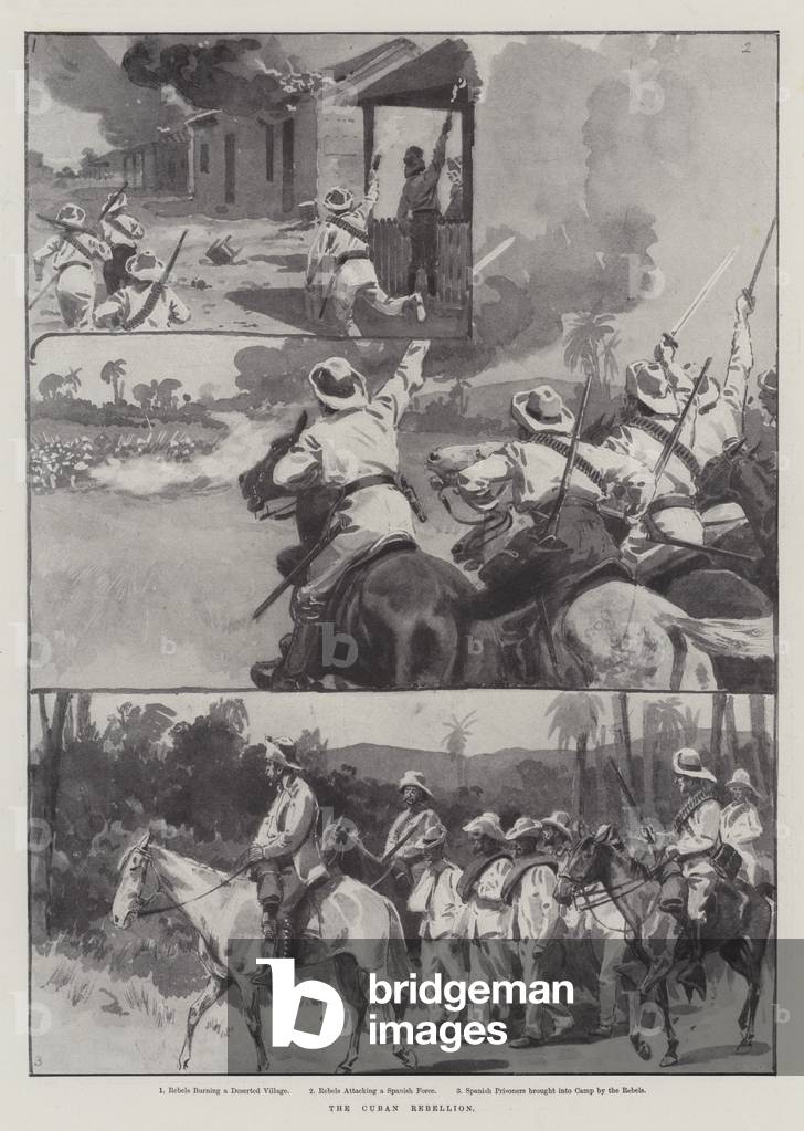 The Cuban Rebellion (litho)