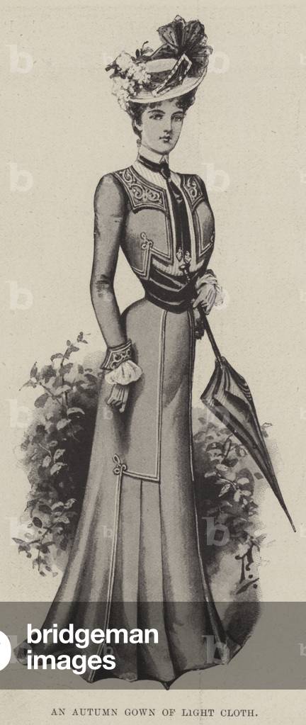An Autumn Gown of Light Cloth (litho)