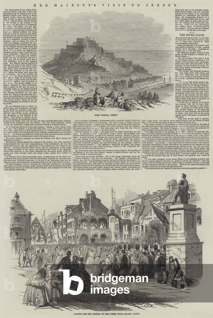 Her Majesty's Visit to Jersey (engraving)