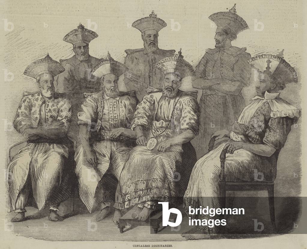 Cingalese Dignitaries (engraving)