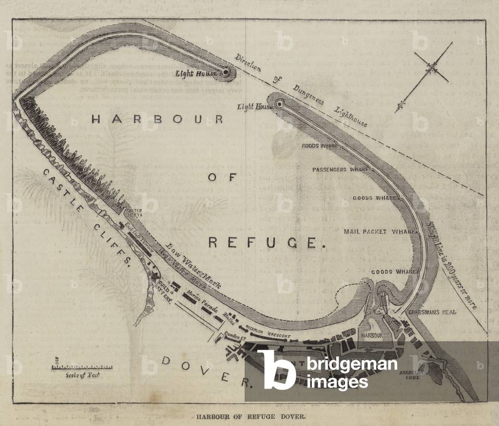 Harbour of Refuge, Dover (engraving)