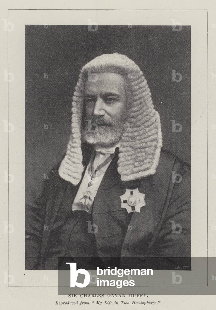 Sir Charles Gavan Duffy (b/w photo)