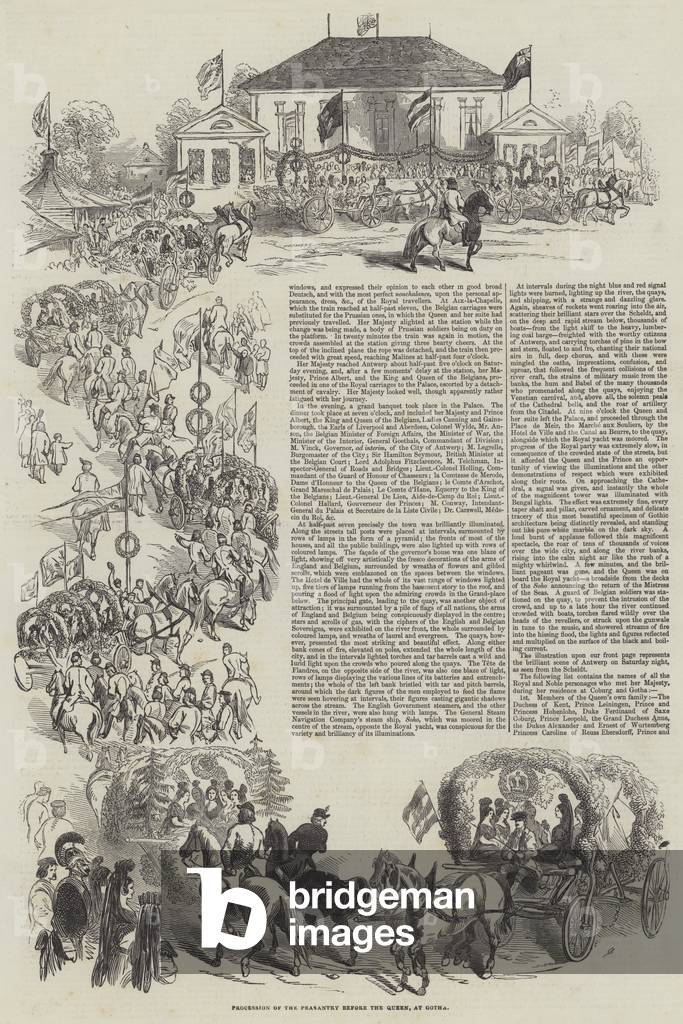 The Queen's Departure from Germany (engraving)