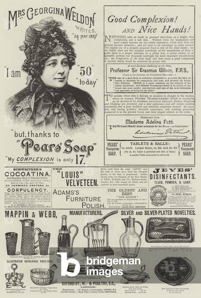 Page of Advertisements (engraving)