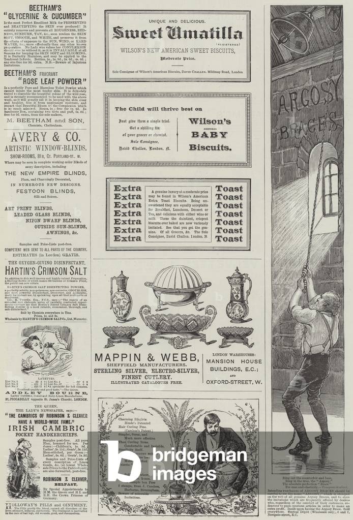 Page of Advertisements (engraving)